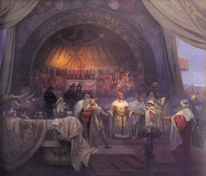 The Bohemian King Premysl Otakar II: The Union of Slavic Dynasties, Alfons Mucha